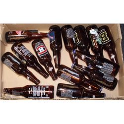 NHL BEER BOTTLES AND CAPS COLLECTION