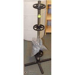 TIRE STORAGE STACKER WITH COVER - AUTO