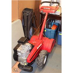 SELF PROPELLED GAS YARD MACHINE ROTOTILLER