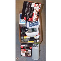 BOX WITH BLOOD PRESSURE MONITORS AND EXERCISING