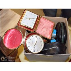 ESTATE COLLECTION OF TRAVEL CLOCKS