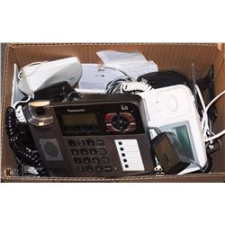 BOX OF ASSORTED HOUSE PHONES