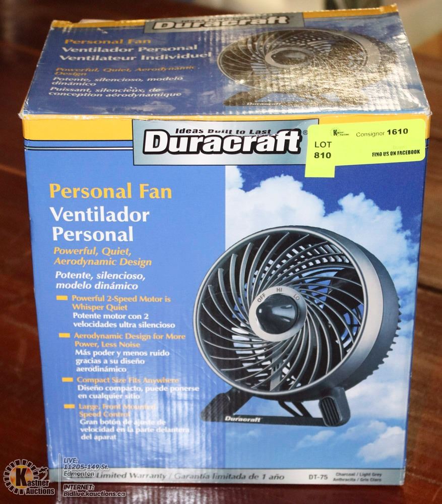 DURACRAFT PERSONAL FAN