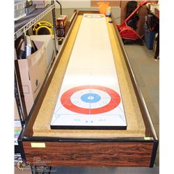18FT SHUFFLEBOARD TABLE W/ ROCKS & COVER