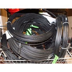 11 ROLLS OF CONING FIBRE OPTIC CABLES, 3 ROLLS