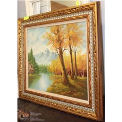 FRAMED & SIGNED BY ARTIST - OIL ON CANVAS