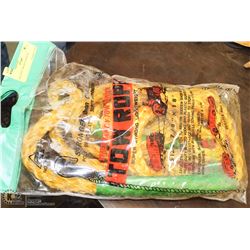 18FT POLY BRAID TOW ROPE.