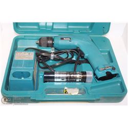 MAKITA 7.2V CORDLESS DRILL W/ BATTERY & CHARGER
