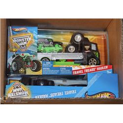 5 INDIVIDUAL HOT WHEELS TRAVEL THREADS HAULER TOYS