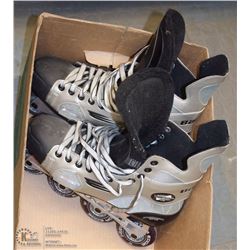 PAIR OF SIZE 10.5 VAPOR LE INLINE SKATES.