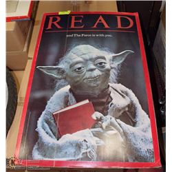 VINTAGE YODA POSTER
