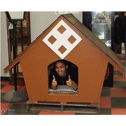 XLARGE HOMEMADE DOG HOUSE,DOUBLE WALLED ,