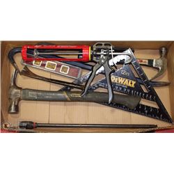 LARGE FLAT OF CARPENTER'S TOOLS INCL.