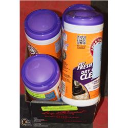 BOX OF 4 ARM & HAMMER PET FRESH DRY CARPET