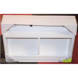 MAINSTAYS KIDS SHELF 14" BY 20" ,WHITE