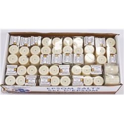 BOX OF 34 X-PACKS OF 3 FLAMELESS WAX COVERED LED