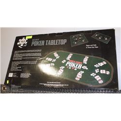 DELUXE TABLE TOP POKER GAME IN BOX