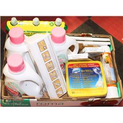 LARGE FLAT OF HOUSEHOLD SUPPLIES ,TWO 64 LOAD