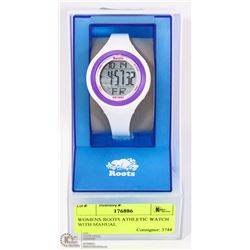WOMENS ROOTS ATHLETIC WATCH  WITH MANUAL