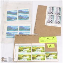 5 CANADIAN POINTE PELEE $5.00 STAMPS, 4QTY OF