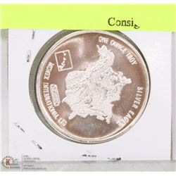 1982 US -1 TROY OZ .999 SILVER COIN