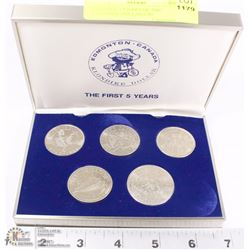THE FIRST 5 YEARS OF THE KLONDIKE DOLLARS IN