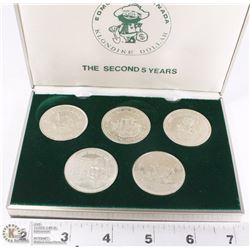 THE SECOND 5 YEARS OF THE KLONDIKE DOLLARS IN