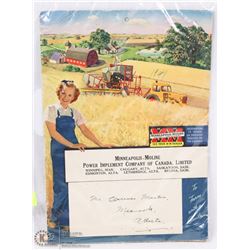 1941 MINNEAPOLIS MOLINE TRACTORS & FARM