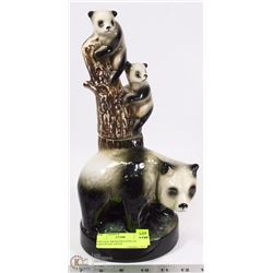 VINTAGE JIM BEAM PANDA BEAR LIQUOR DECANTER