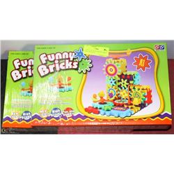 2 NEW 81 PC FUNNY BRICKS ,GREAT XMAS PRESENTS