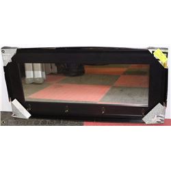 HOMETRENDS 4-HOOK PUB MIRROR,ESPRESSO COLOUR