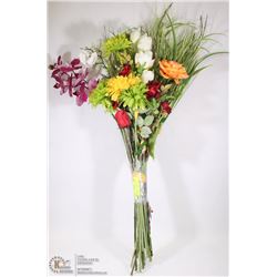 LARGE BUNDLE OF ARTIFICAL FLOWER ARRANGMENT
