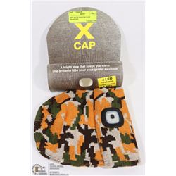 NEW X-CAP TOQUE W/ 4 LED HEADLAMP