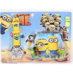 NEW CHILDRENS WATCH AND WALLET COMBO AS THEY COME