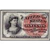 Image 1 : March 3, 1863 Ten Cents Fourth Issue Fractional Currency Note