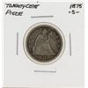 Image 1 : 1875-S Twenty Cent Piece Seated Liberty Silver Coin