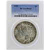 Image 1 : 1935 $1 Peace Silver Dollar Coin PCGS MS65