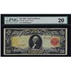 Image 1 : 1905 $20 Technicolor Gold Certificate Note PMG Very Fine 20