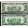 Image 2 : Lot of (2) 1928 & 1934 $20 Federal Reserve Notes