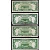 Image 2 : Lot of (4) 1928 $5 Legal Tender Notes