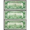 Image 2 : Lot of (3) 1928A $50 Federal Reserve Notes New York