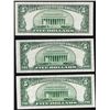 Image 2 : Lot of (3) 1953 $5 Silver Certificate Notes