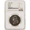 Image 1 : 1836 Capped Bust Half Dollar Coin O-103 NGC VF30