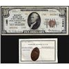 Image 1 : Set of 1929 $10 Poughkeepsie National Note & 1909 Poughkeepsie, NY Fireman Cent