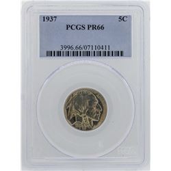 1937 Buffalo Nickel Proof Coin NGC PF66