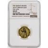 Image 1 : 2016 Great Britain 1/4 oz. The Queens Beast The Lion Gold Coin NGC MS69