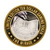 Image 1 : .999 Silver Mirage Las Vegas Nevada $10 Casino Limited Edition Gaming Token