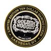 Image 2 : .999 Silver Golden Nugget Las Vegas $10 Casino Limited Edition Gaming Token