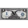 Image 1 : 1899 $1 Black Eagle Silver Certificate STAR Note