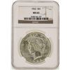 Image 1 : 1922 $1 Peace Silver Dollar Coin NGC MS63